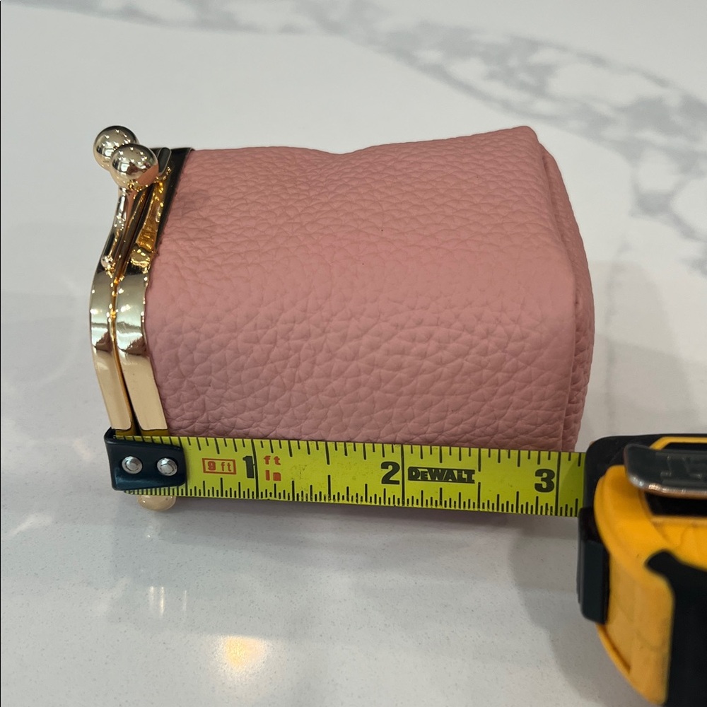 Pink Mini Kiss-Lock Coin Pouch - Picture 10 of 16